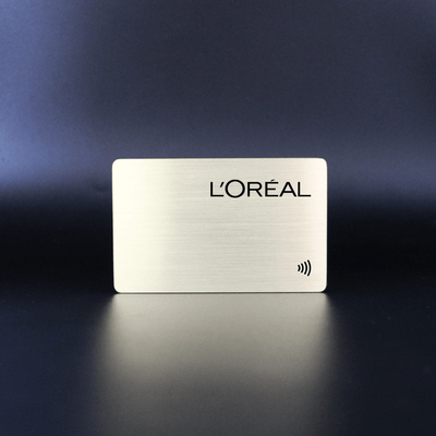 TAPiTAG Executive Gold Metal NFC-Enabled Digital Business Card LOREAL