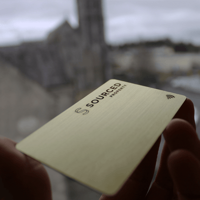 TAPiTAG Executive Gold Metal NFC-Enabled Digital Business Card