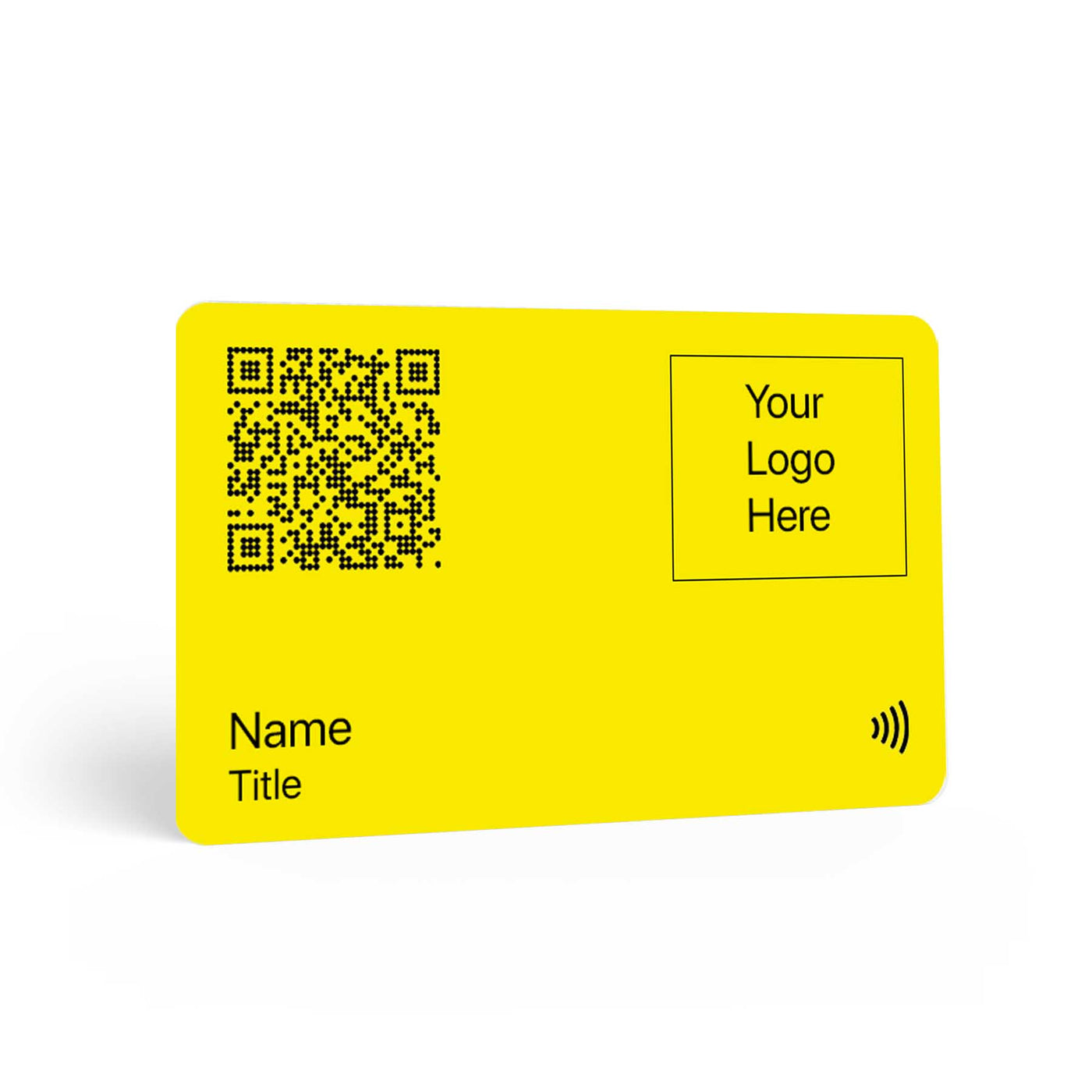 TAPiTAG Yellow PVC NFC-Enabled Digital Business Card