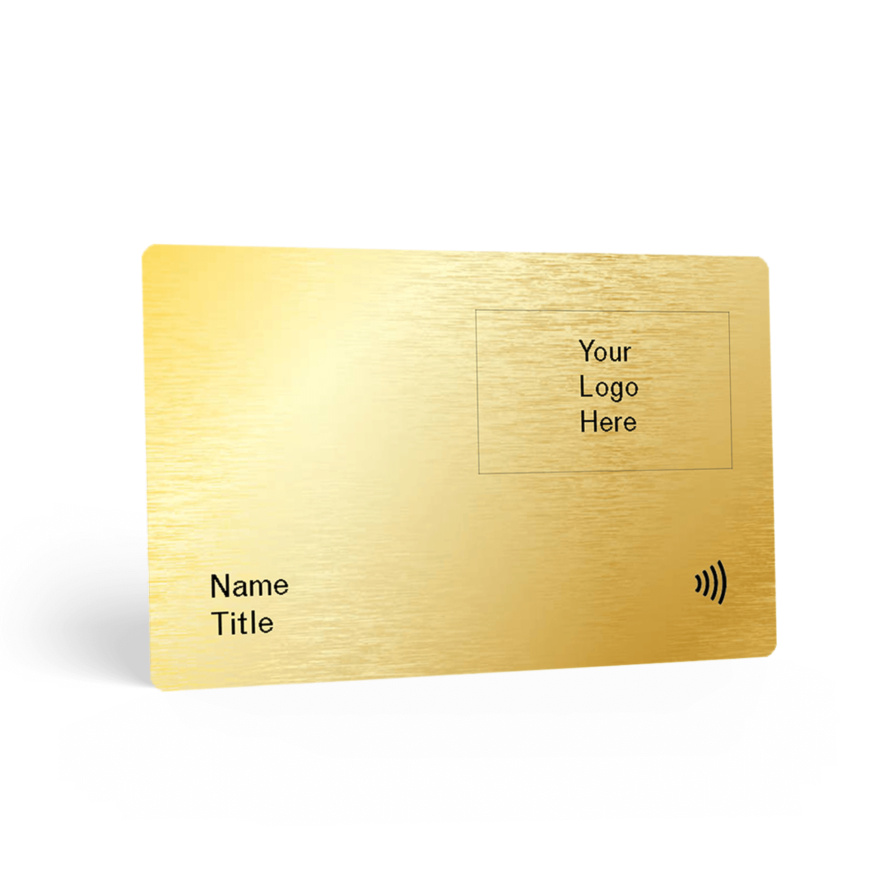 Executive gold NFC-Enabled Digital Business Card with customizable option  