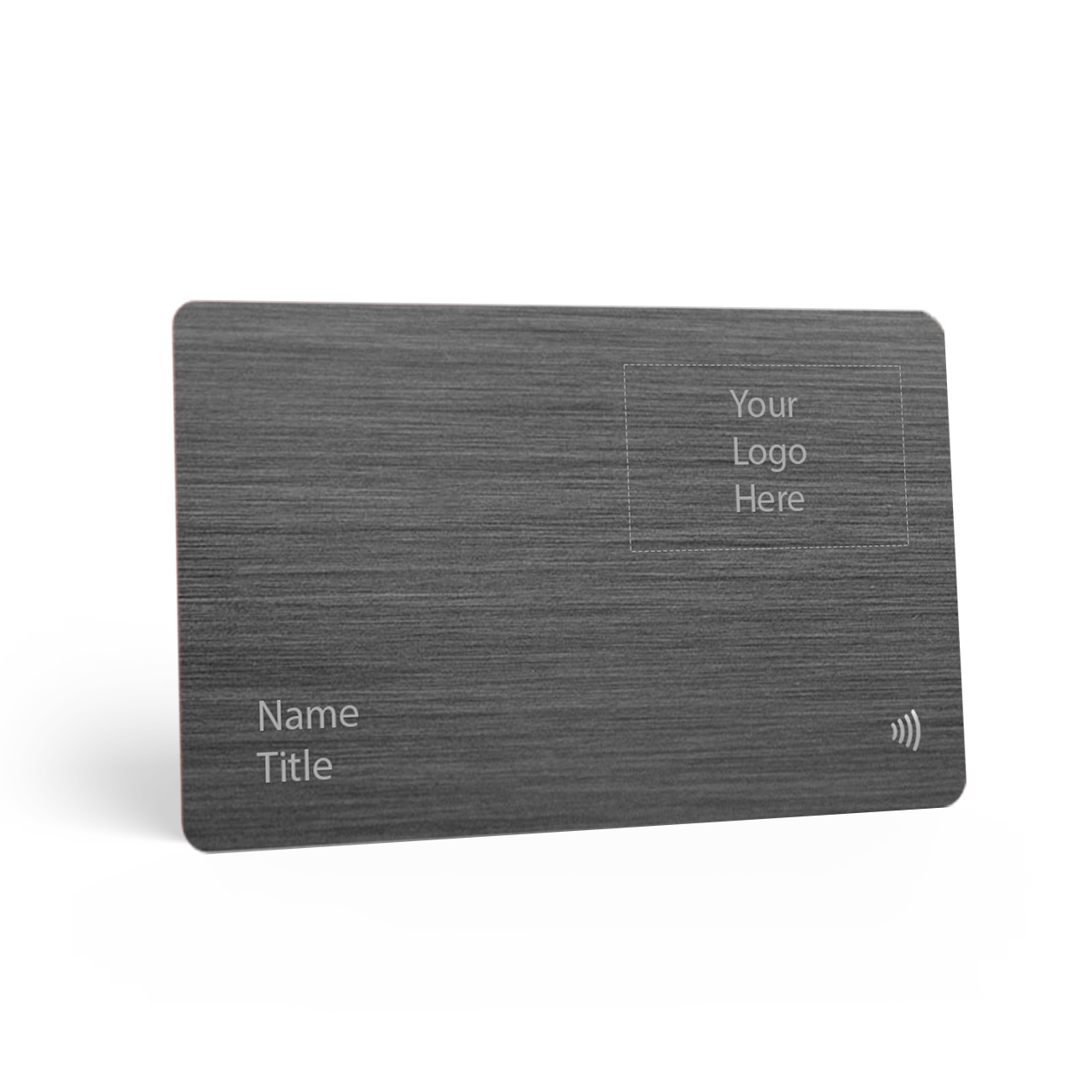 Executive gunmetal NFC Digital Business Card