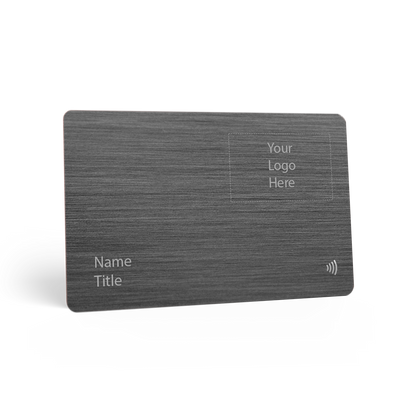 Executive gunmetal NFC Digital Business Card